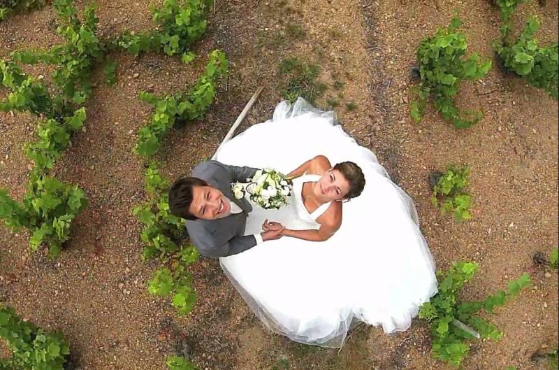 Vidéo mariage Rhône Alpes drone et caméra