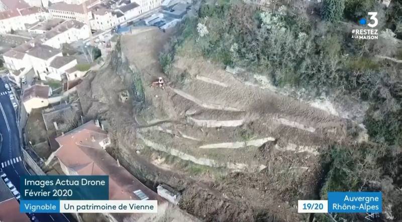 Reportage TV drone et caméra au sol