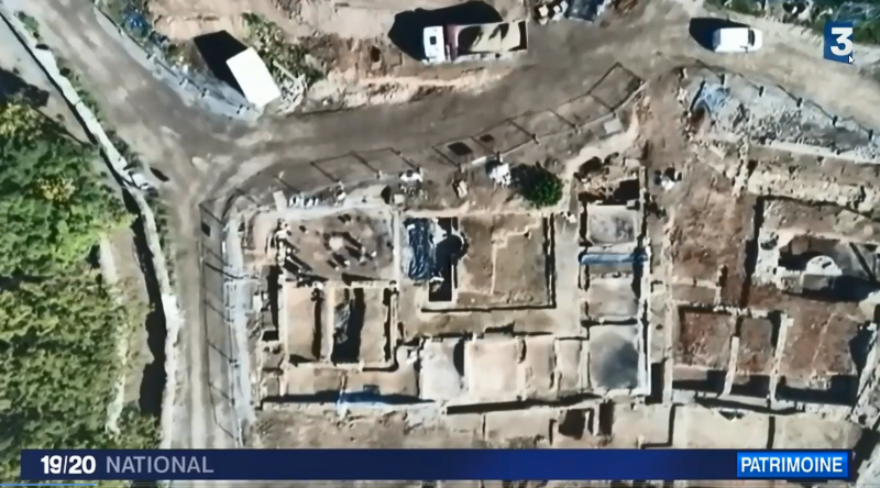 Drone archéologie fouilles